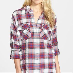 Sam Edelman plaid shirt size medium